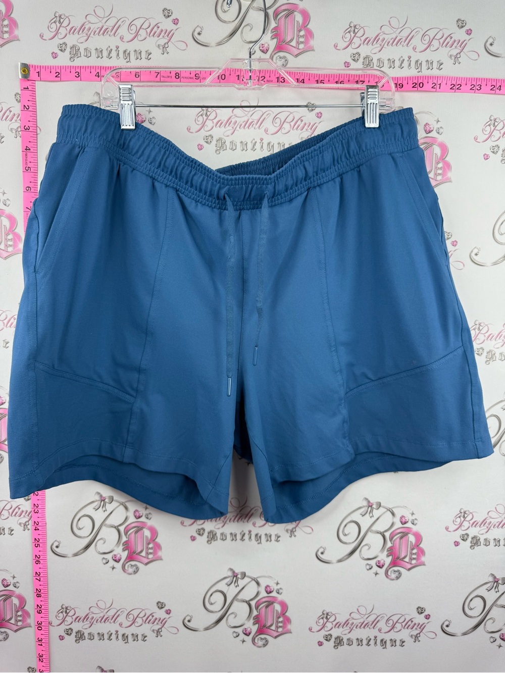 Mondetta shorts Athletic Drawstring Shorts — Blue